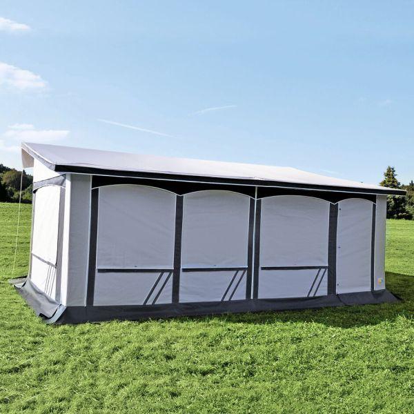 Dauervorzelt Allgäu Z00930 für Wohnwagen – Anbauhöhe 235–250 cm und zweiteilige Rückwand im Detail