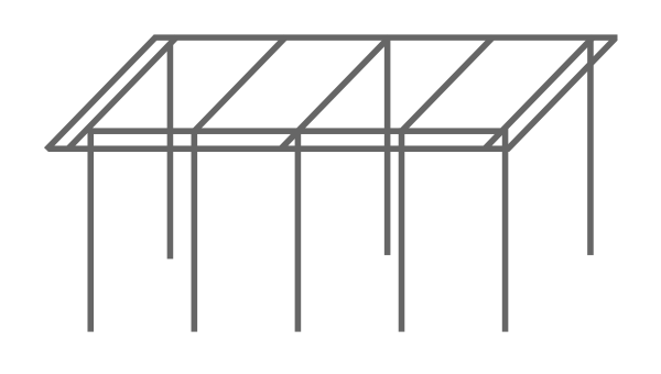 Hahn Zelte - Bern 2.0 250 cm Tief Freistehendes Dauerstandvorzelt