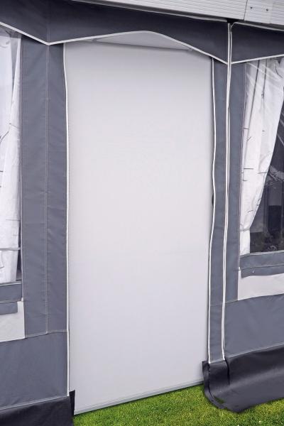 Feste Vorzelttür mit Klarsichtfenster für Alu-Vierkantgestänge​