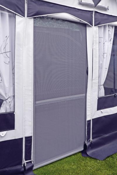 Feste Vorzelttür mit Moskitogaze für Alu-Vierkantgestänge​