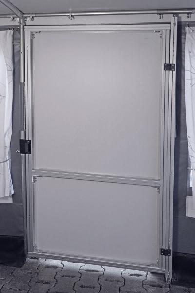 Feste Vorzelttür mit Klarsichtfenster für Rundrohrgestänge​