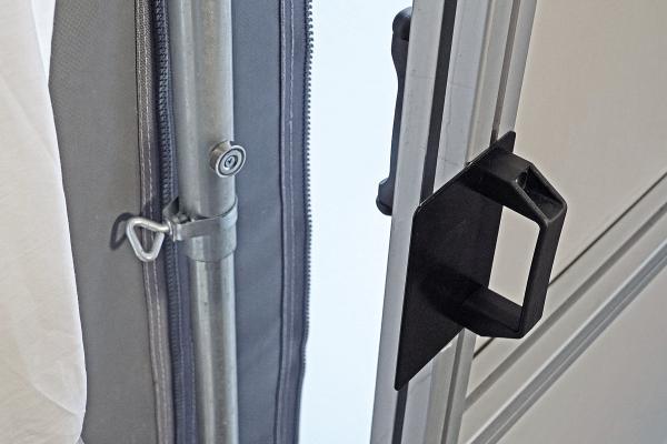 Blickdichte feste Vorzelttür für Rundrohrgestänge​